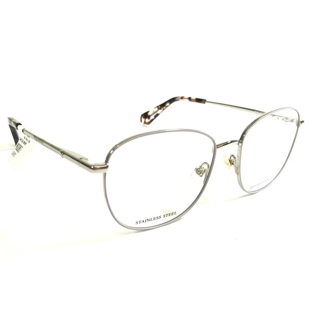Kate Spade Eyeglasses Frames MAKENSIE B3V Silver Faint Violet Purple 53-18-140